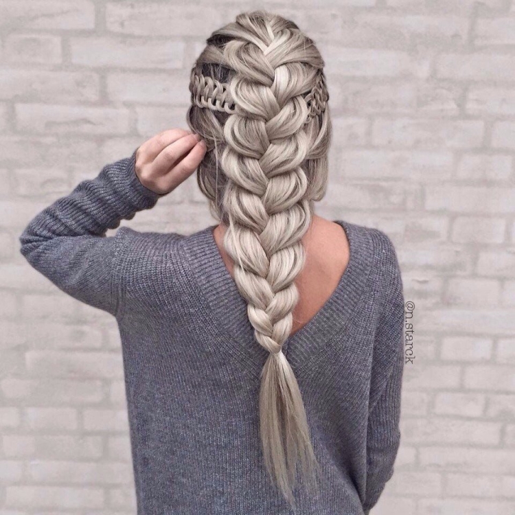 Модные французские косы