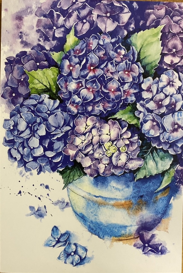 С днем рождения гортензии