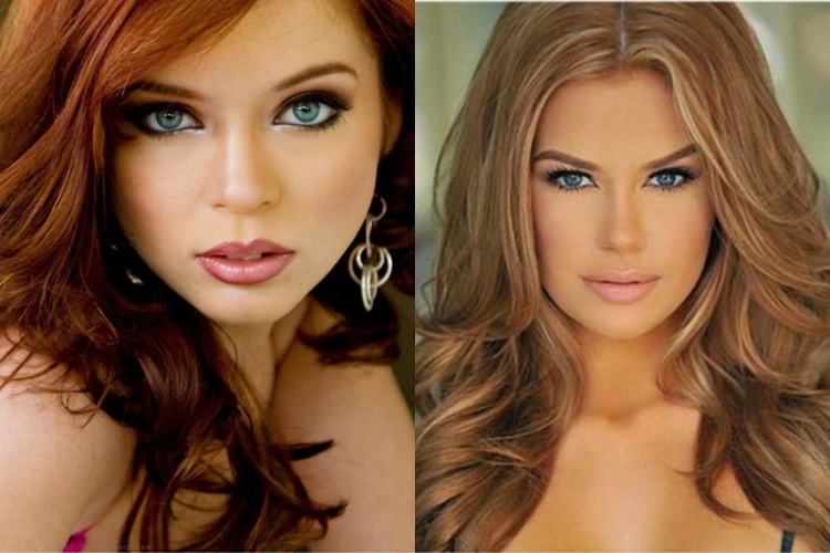 Цвет волос для зеленых глаз