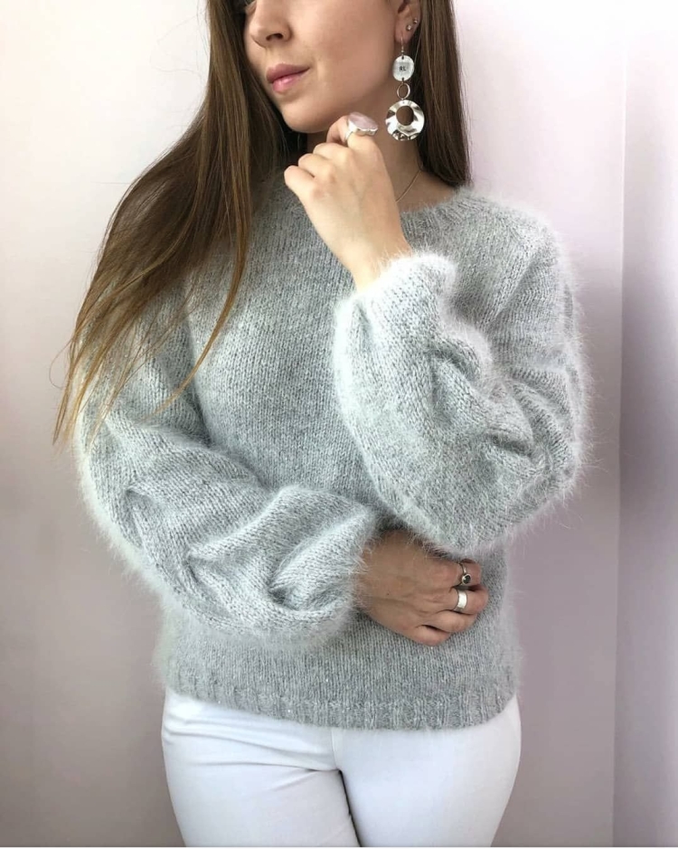 Мохеровая кофта Ким Харрис