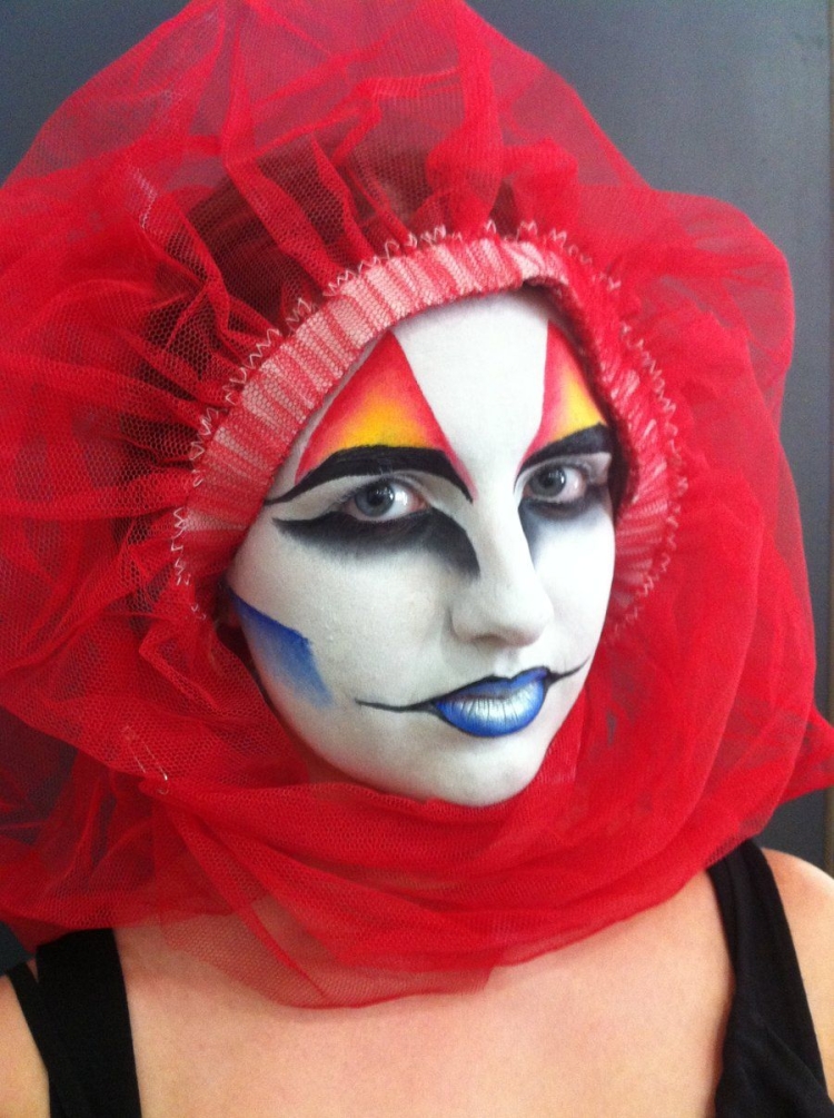 Грим клоуна цирк дю солей