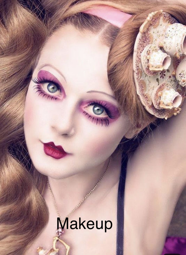 Макияж фарфоровой куклы