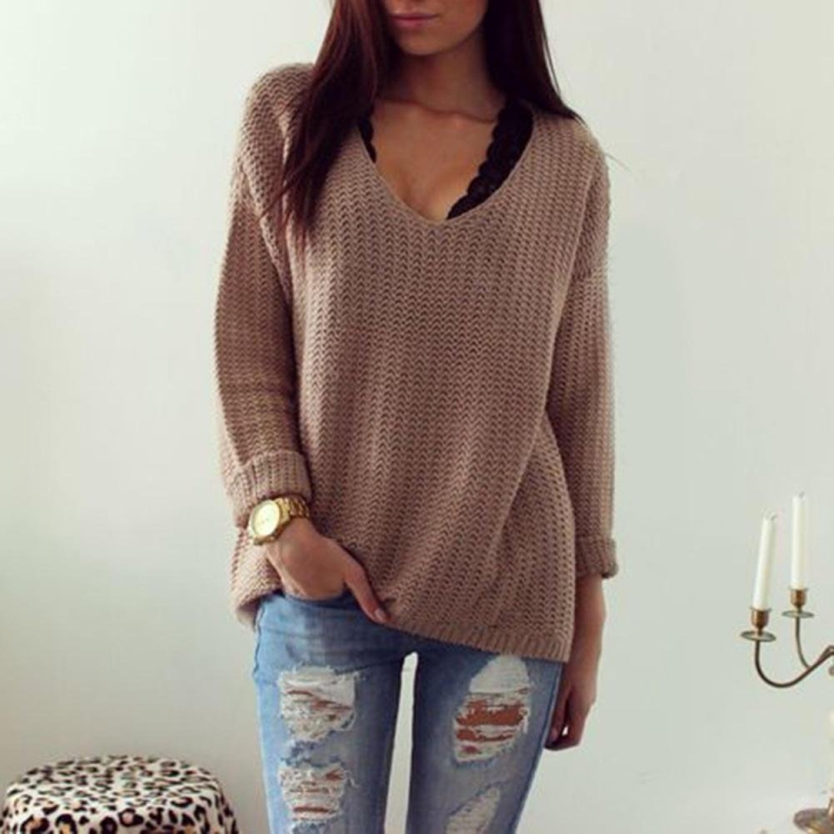 Широкий свитер