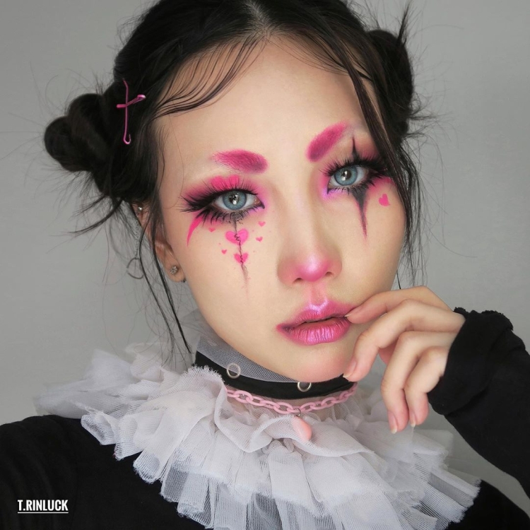 Дерзкий макияж на Хэллоуин