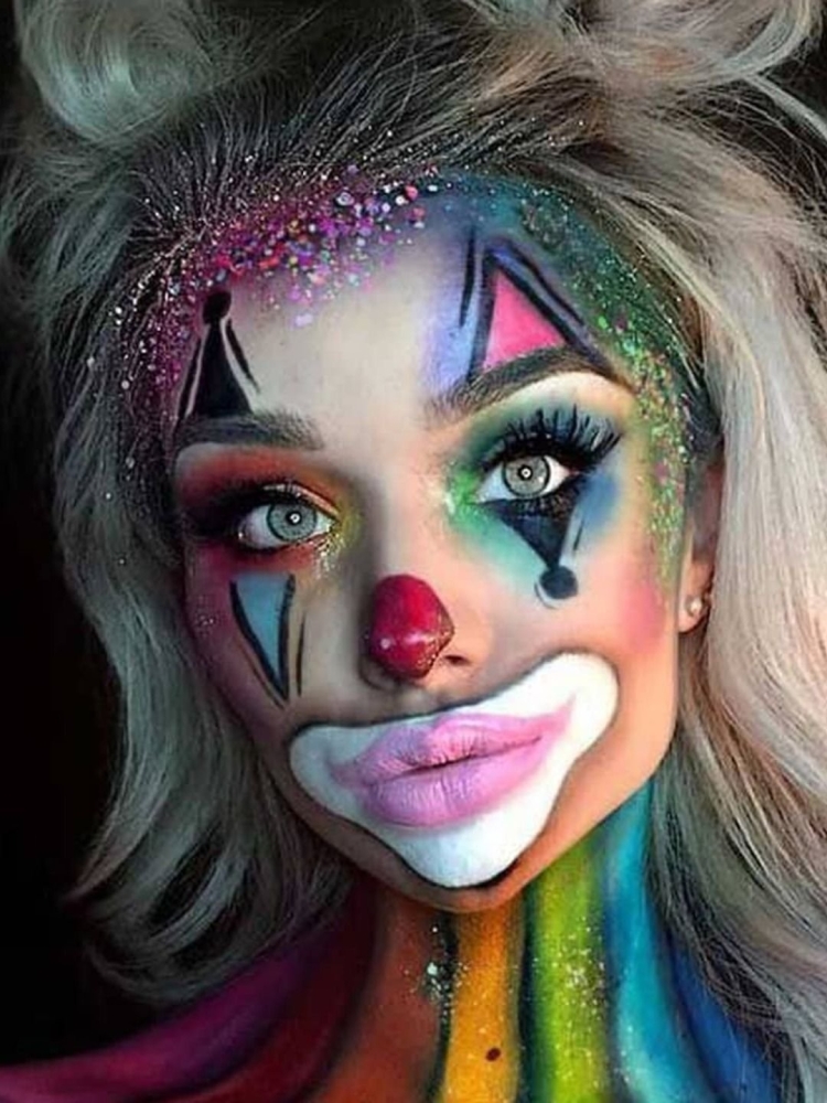 Грим клоунесса Гримм