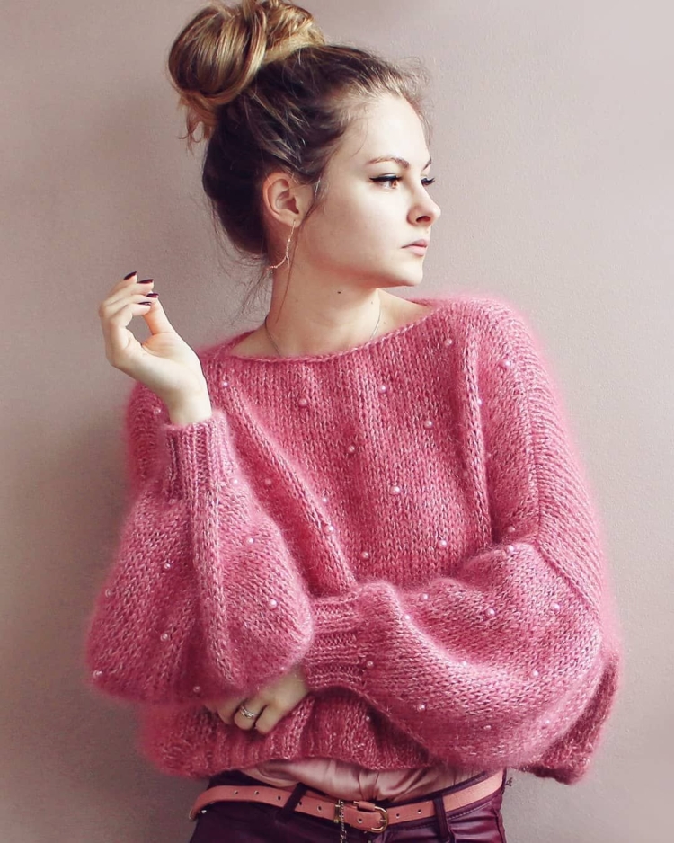 Мохеровый свитер