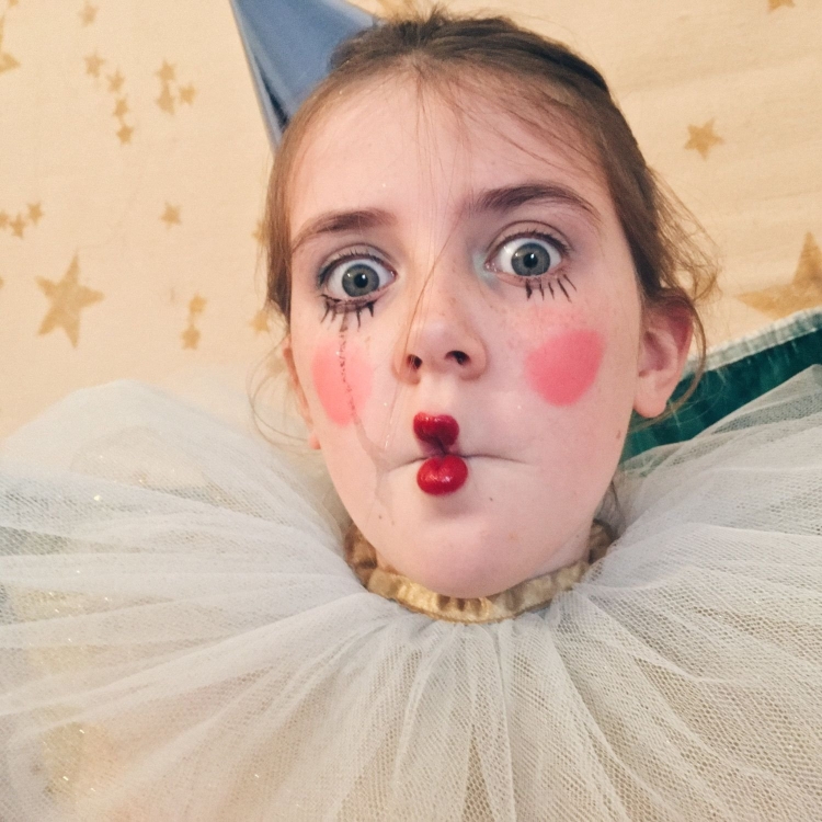 Грим для детей на тему цирковой