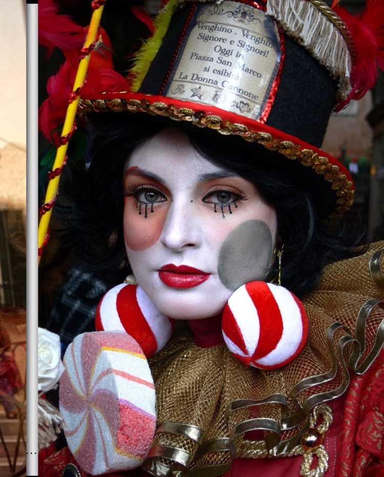 Театральный Гримм Арлекина