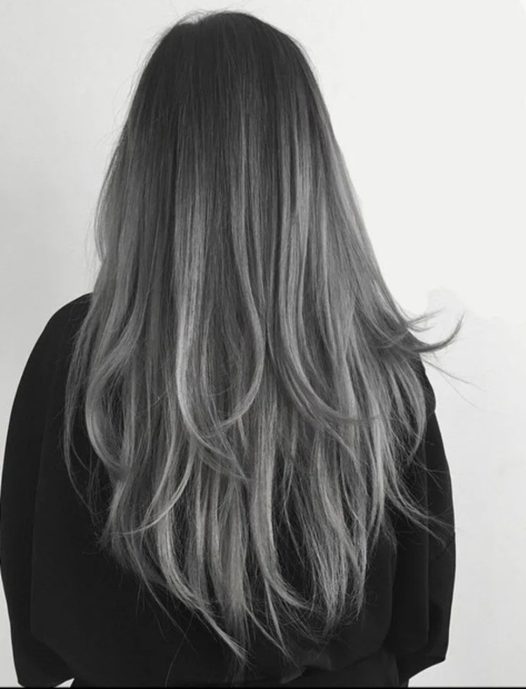 Grey Balayage
