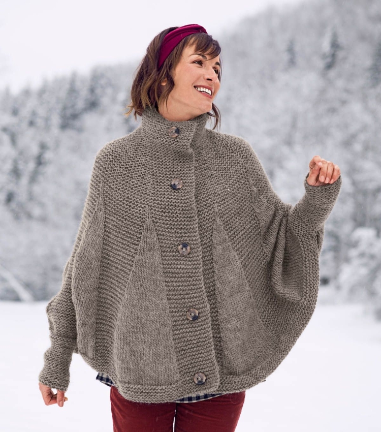 Пончо Кейп накидка