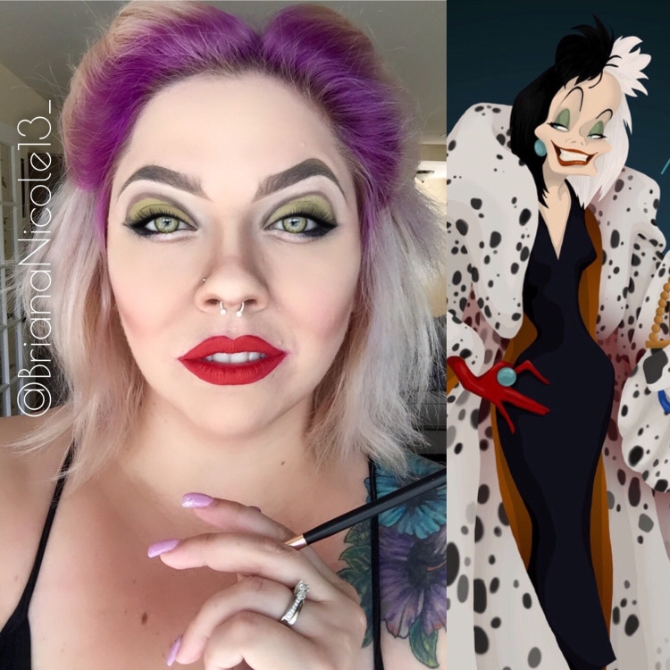 Круэлла де Виль грим