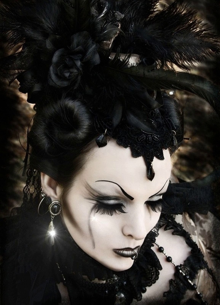 Хэллоуин Готика готесса