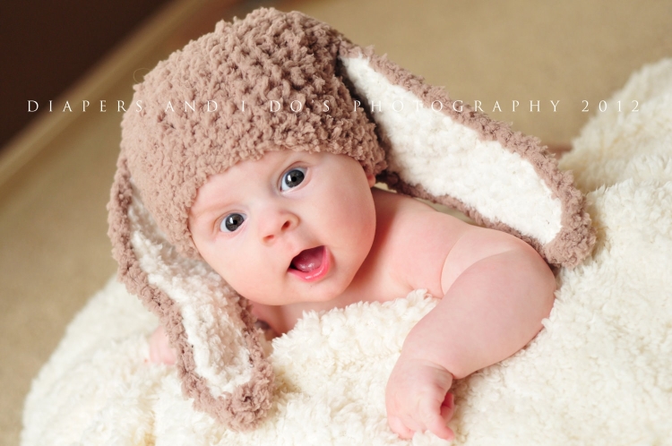 Вязание крючком шапка с ушками зайца