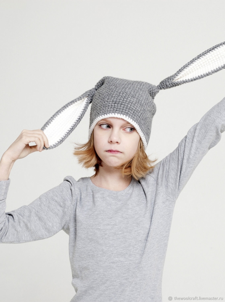Шапка "зайчик"