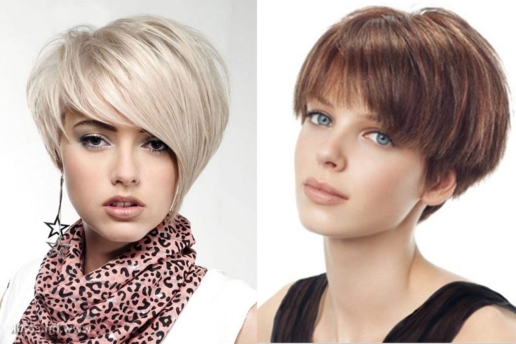 Стрижки Боб Гарсон шапочка