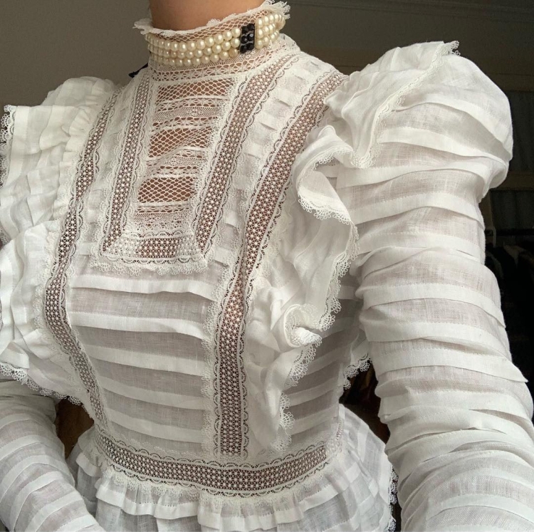 Блузка в стиле 19 века