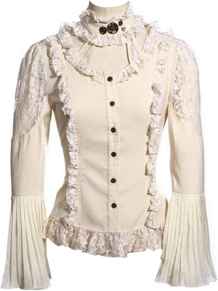 Блузка в винтажном стиле