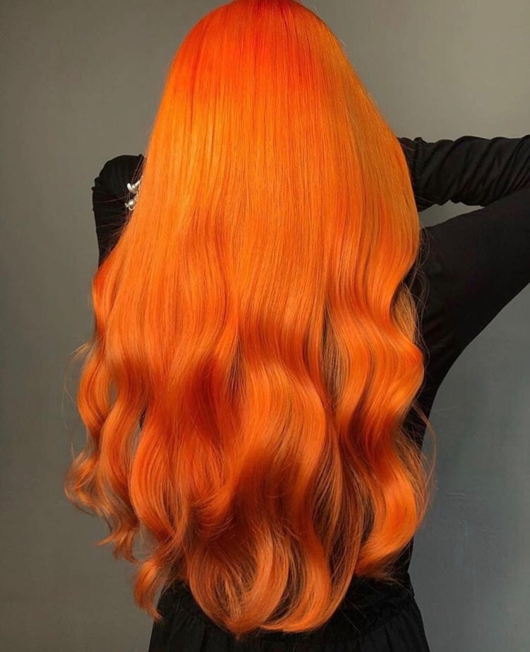 Анжела Хэир оранжевый