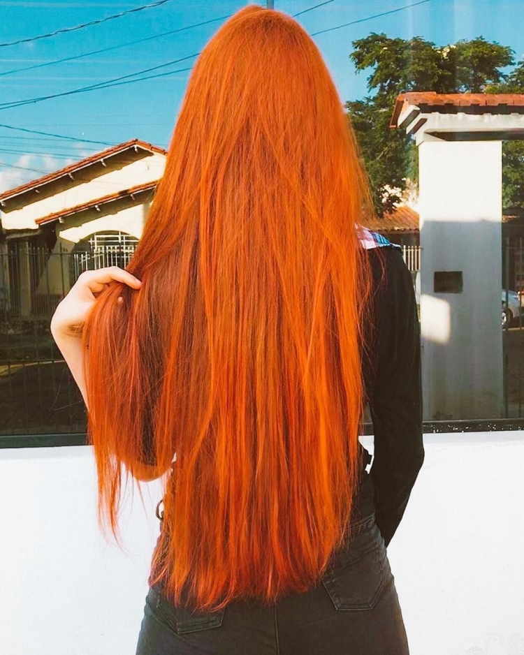 Оранжевые волосы