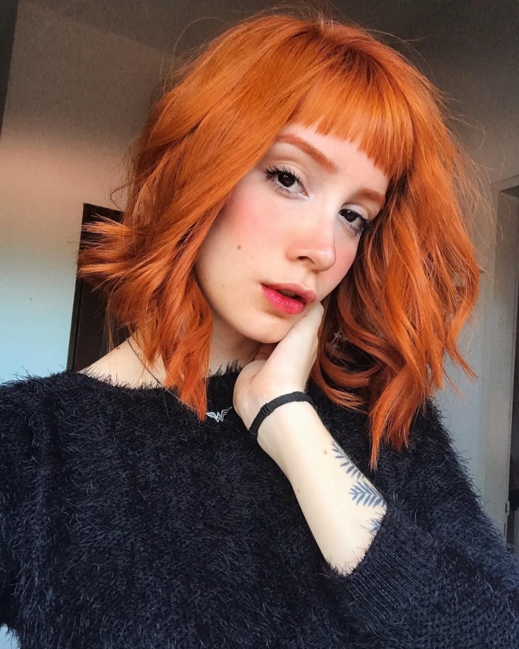 Рвжие крпшеннве волосв