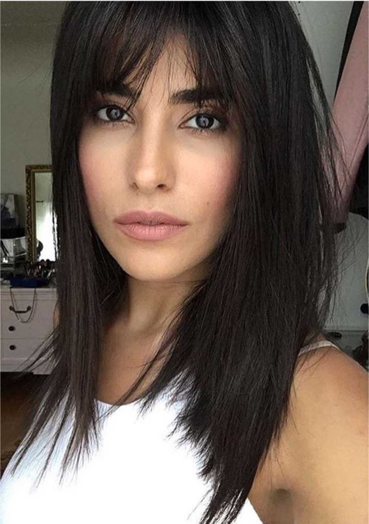 Челка шторка Ани Лорак