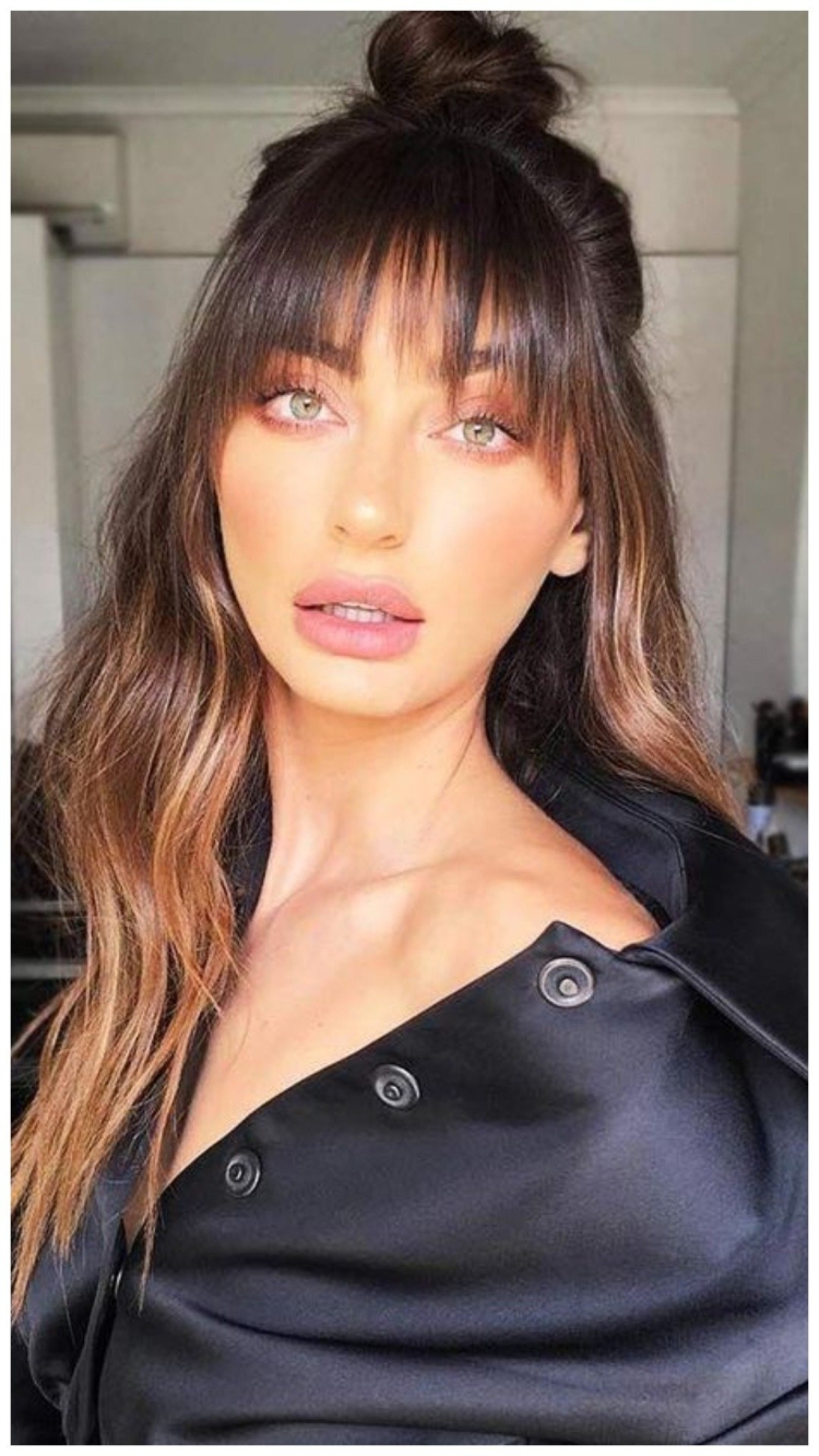 Челка шторка 2022 удлиненная