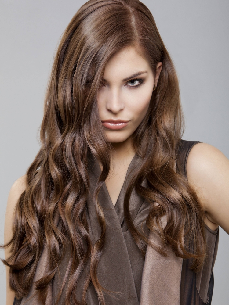 Цвет волос 2022 шоколад