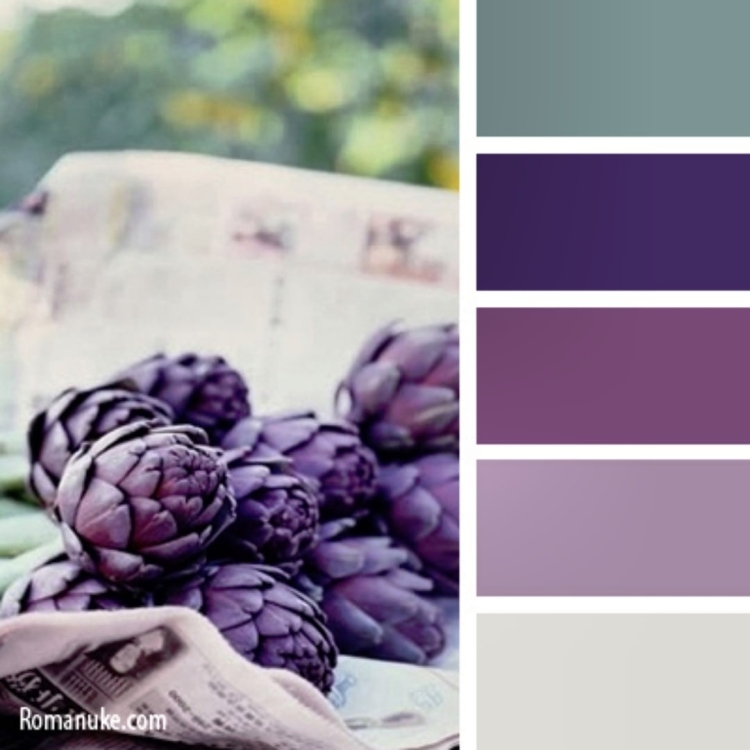 Пыльно лиловый цвет
