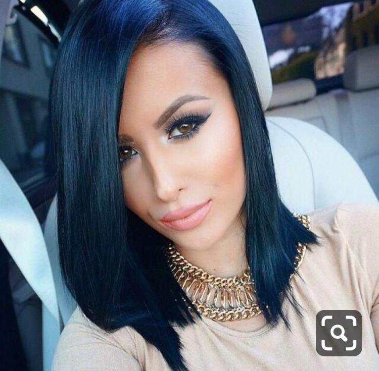 Иссиня-черный цвет волос