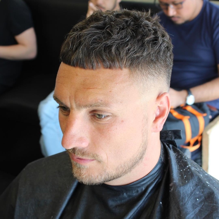 Цезарь фейд полубокс