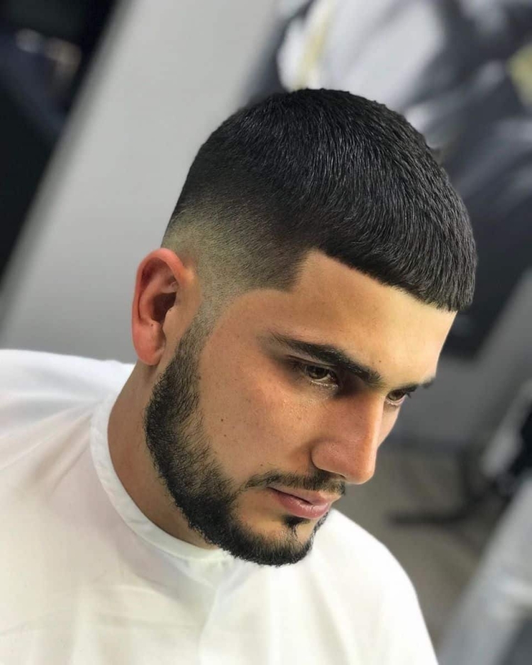 Мужская стрижка Цезарь Кропп