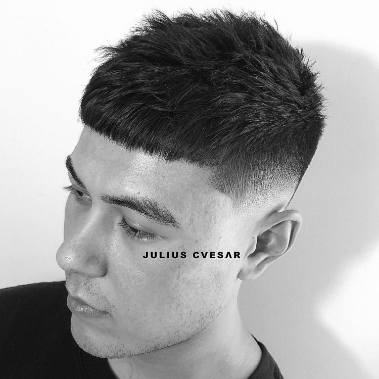 Прическа кроп на жесткие волосы