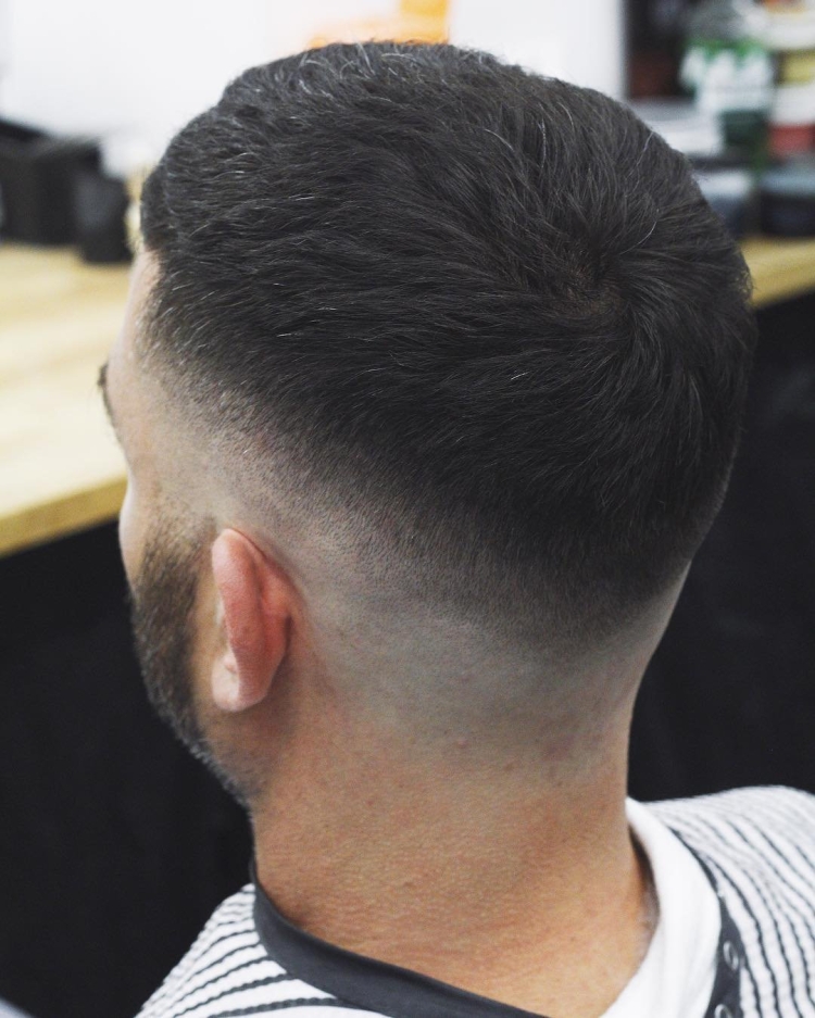 Кроп фейд полубокс