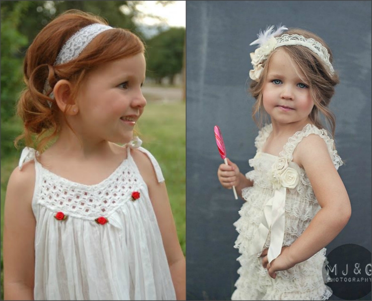 Прическа с ободком для девочки на утренник