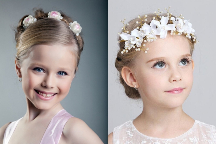 Прическа на выпускной в садик