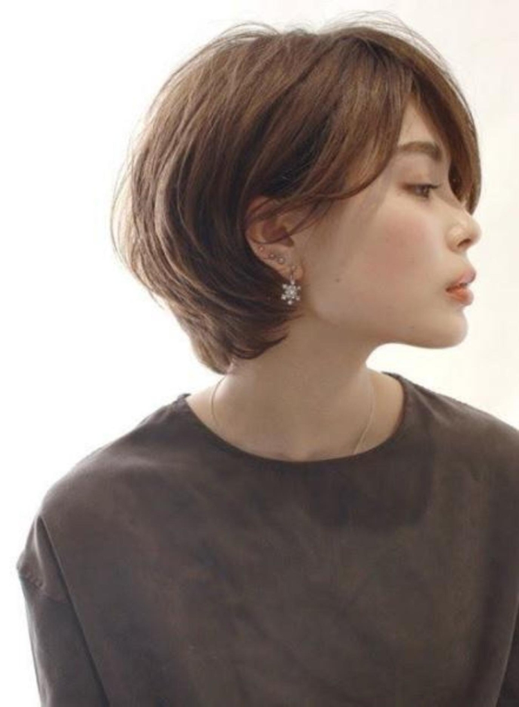 Корейская Томбой Боб каре прическа Боб