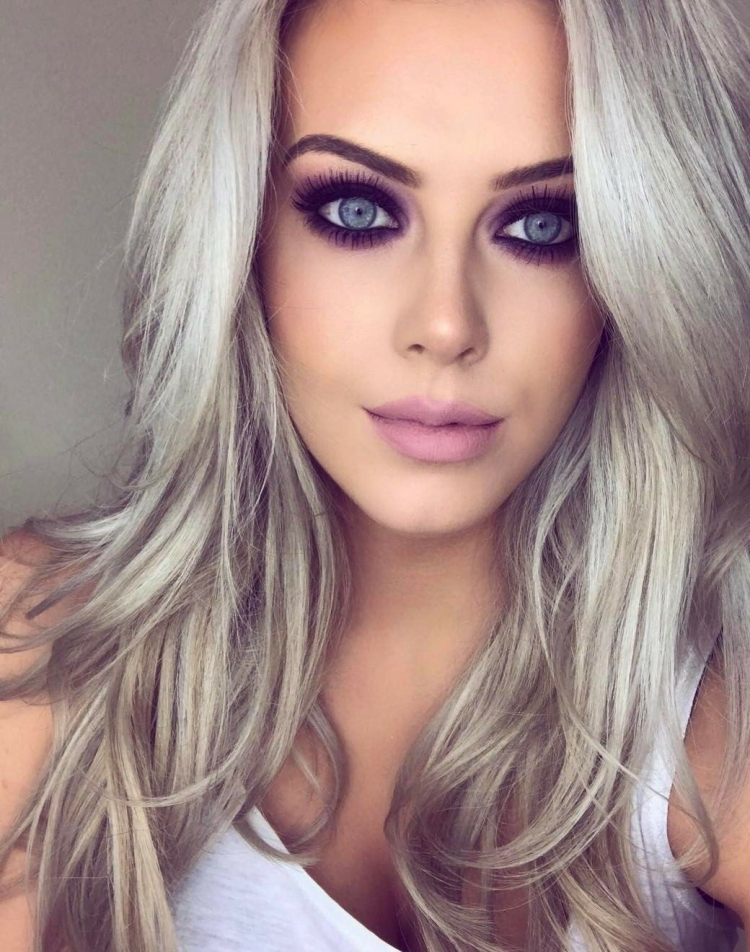 Макияж для пепельных блондинок
