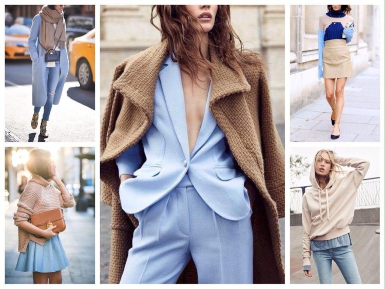 Бедеыфй и голубой в одежде