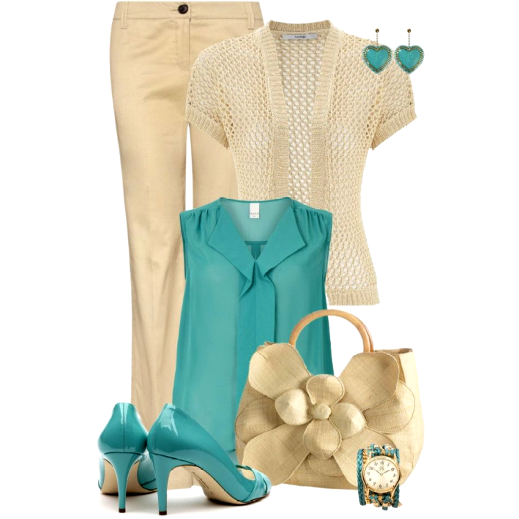 Стильное сочетание одежды