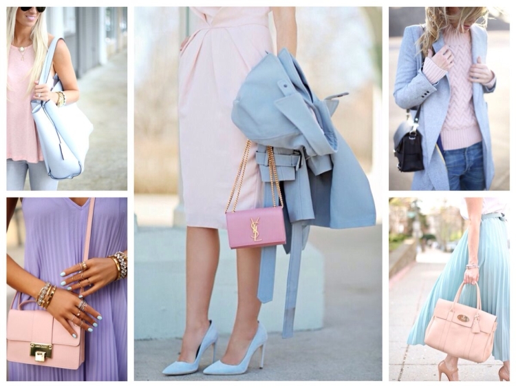 Пудровые оттенки в одежде