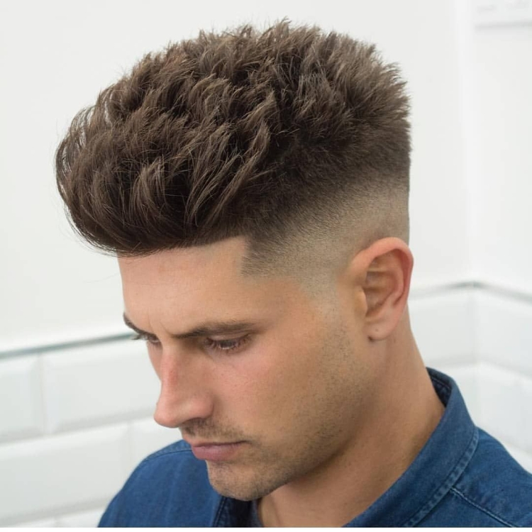 Прически для торчащих волос для мужчин