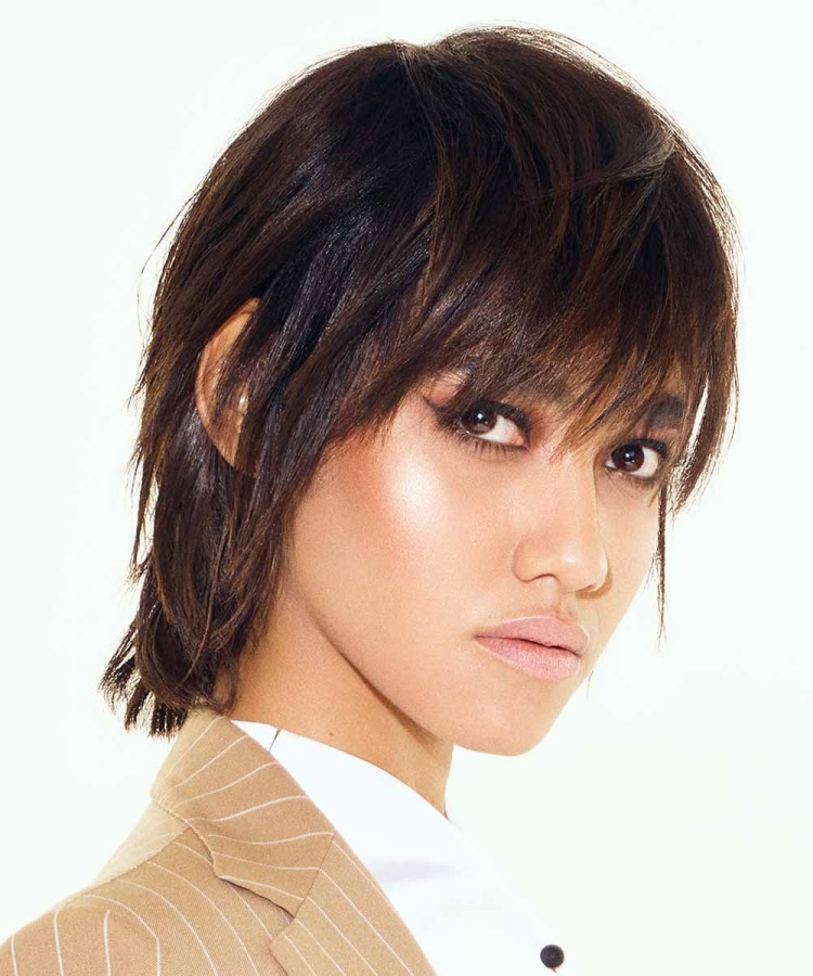 Прическа маллет женский на детях