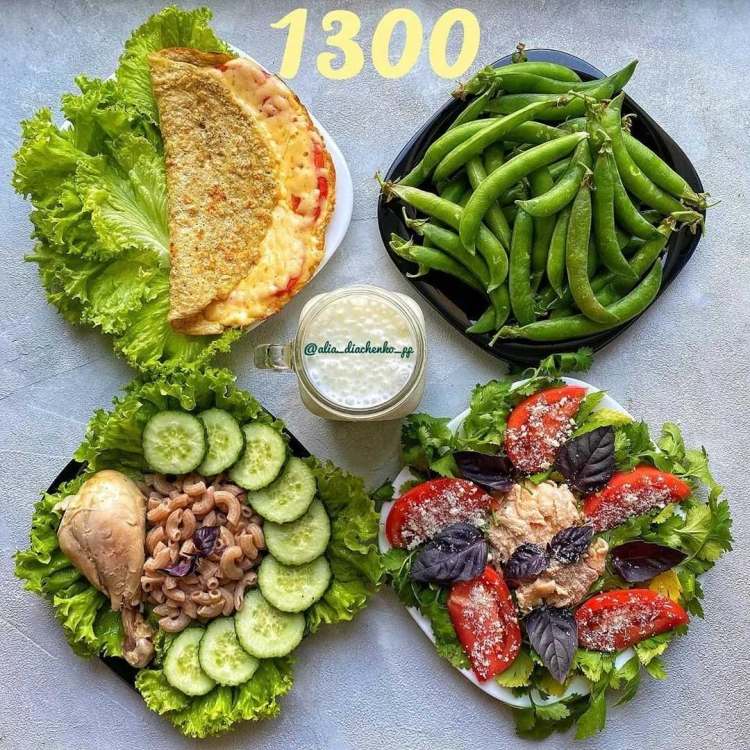 Ужин рацион питания