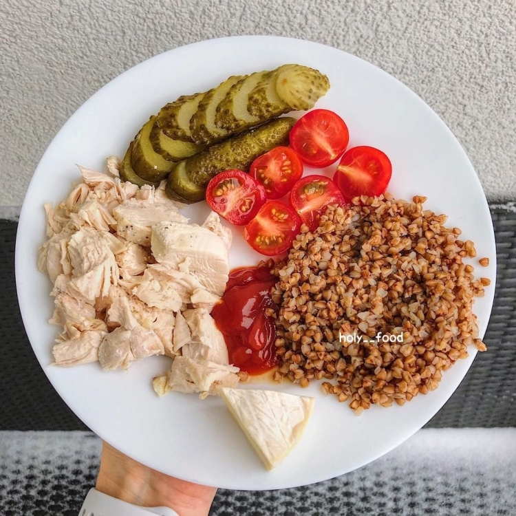 ПП завтрак с гречкой