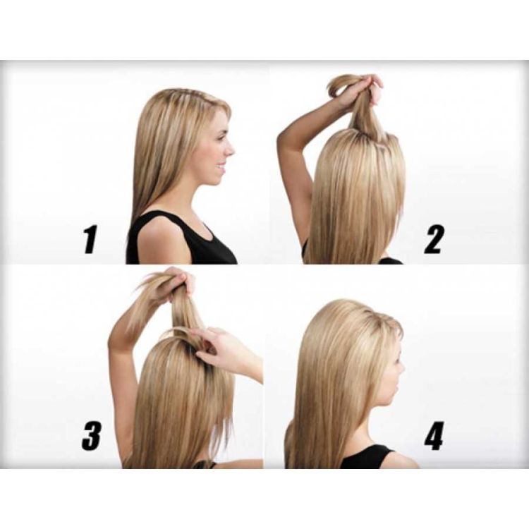 Начес для объема волос