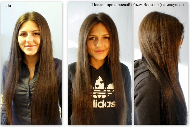 Стрижки на длинные волосы с прикорневым объемом