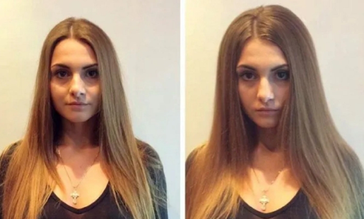 Гофре на волосах до и после