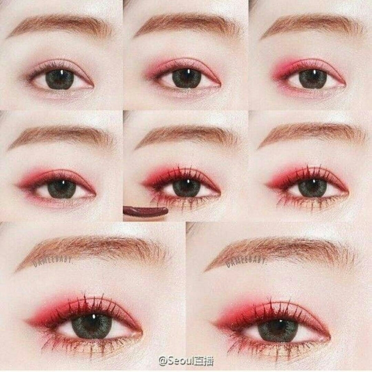 Корейский макияж глаз айдола