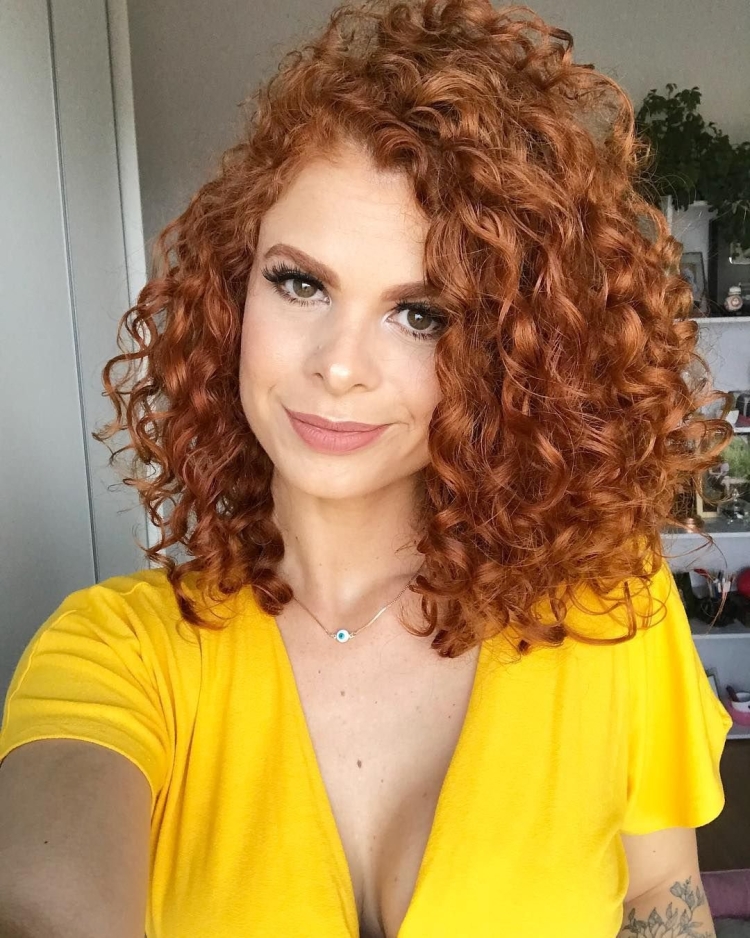 Рыжие кудри на короткие волосы