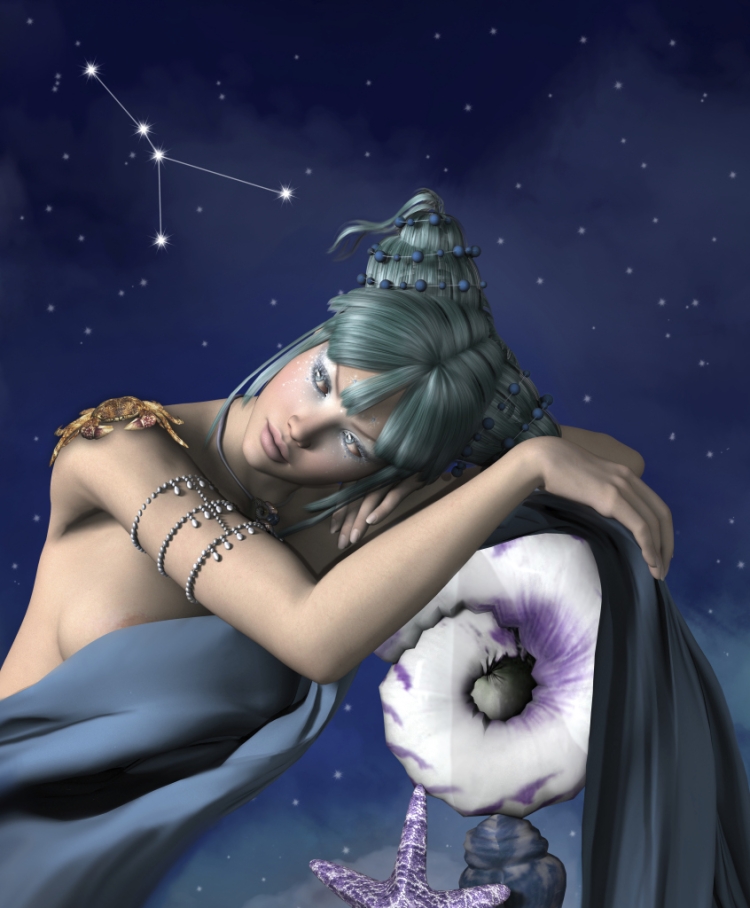 Очень красивые картинки девушек -рак гороскоп